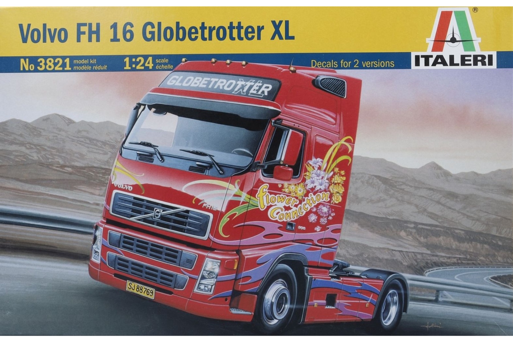 イタレリ VOLVO FH-16 Globetrotter 1/24 1:24 Volvo FH16 Globetrotter XL 2021 Semi Truck -- Nordic