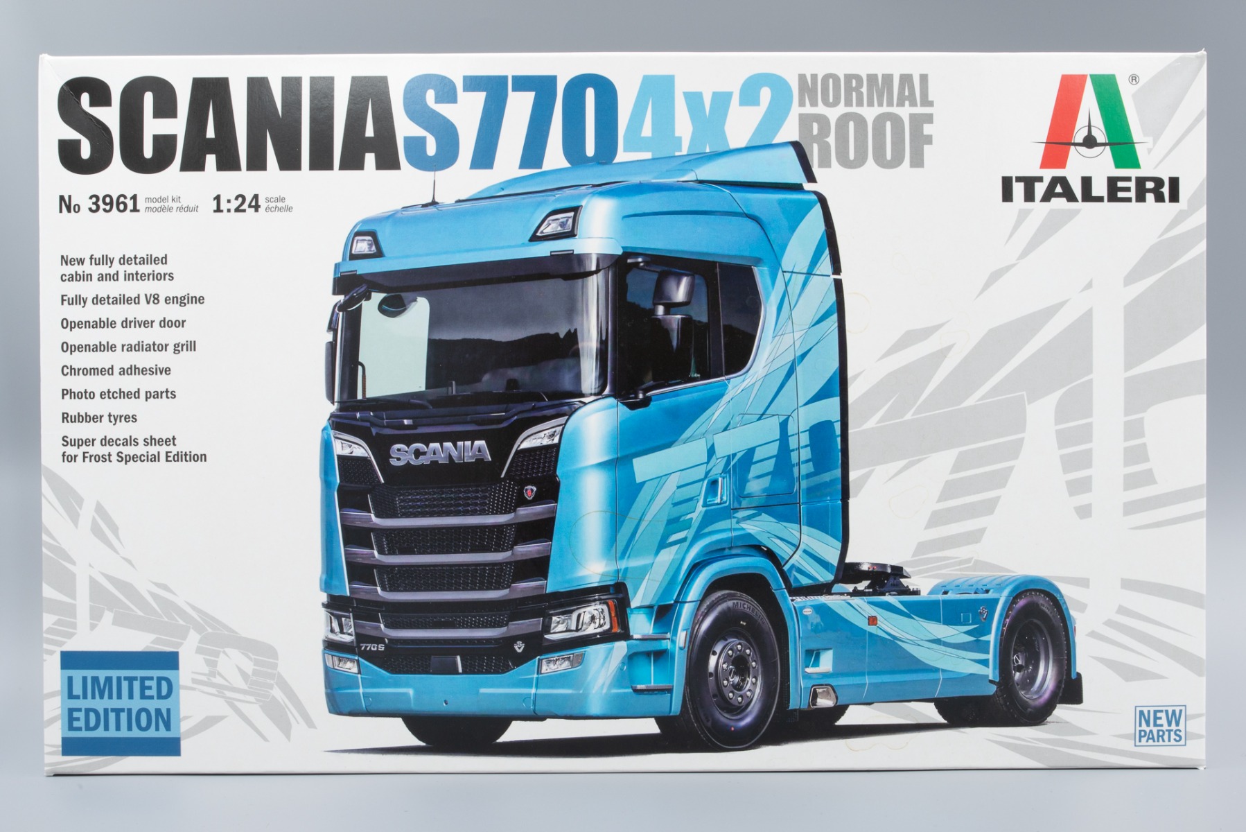 スカニア 『 ITALERI SCANIA S770 4x2 1:24 』 Italeri 1/24 scale Scania S770 4 X 2 Normal Roof plastic