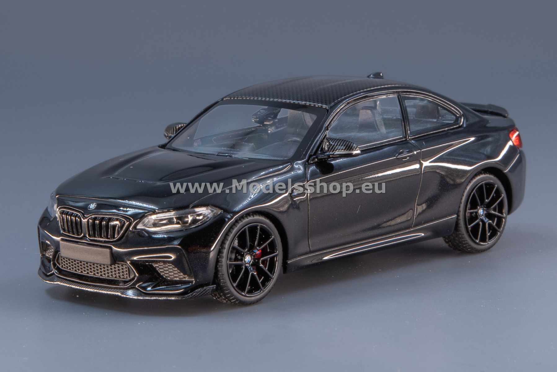 Minichamps 410021022 BMW M2 CS, 2020 /black, black rims/