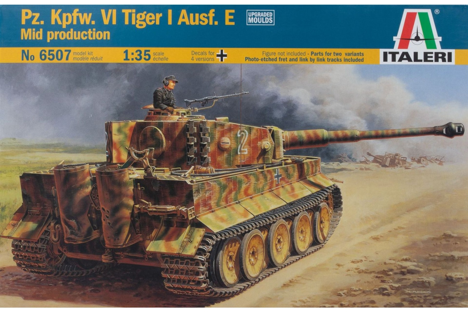 Maquette Quad Italeri 6507 - Maquette Char : Tiger I Milieu De Maquette Quad Italeri 6507 - Maquette Char : Tiger I Milieu De