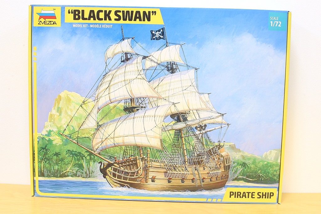 Zvezda 1/72 Scale Black Swan Pirate Ship Model Kit | Highly Detailed Plastic Sailing Ship