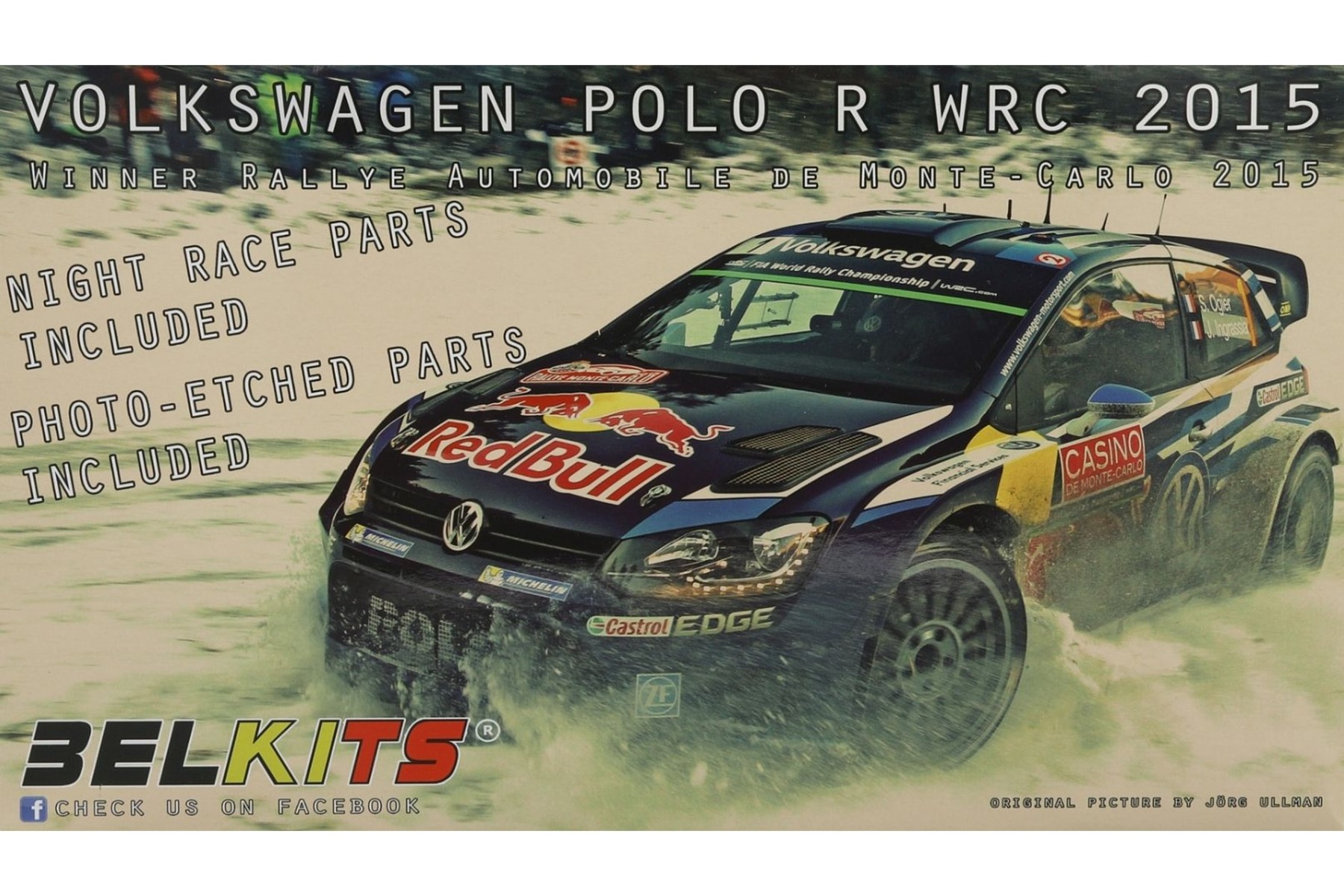 BELKITS VW POLO R WRC 2016 MonteWinner（Kit 1/24 Volkswagen