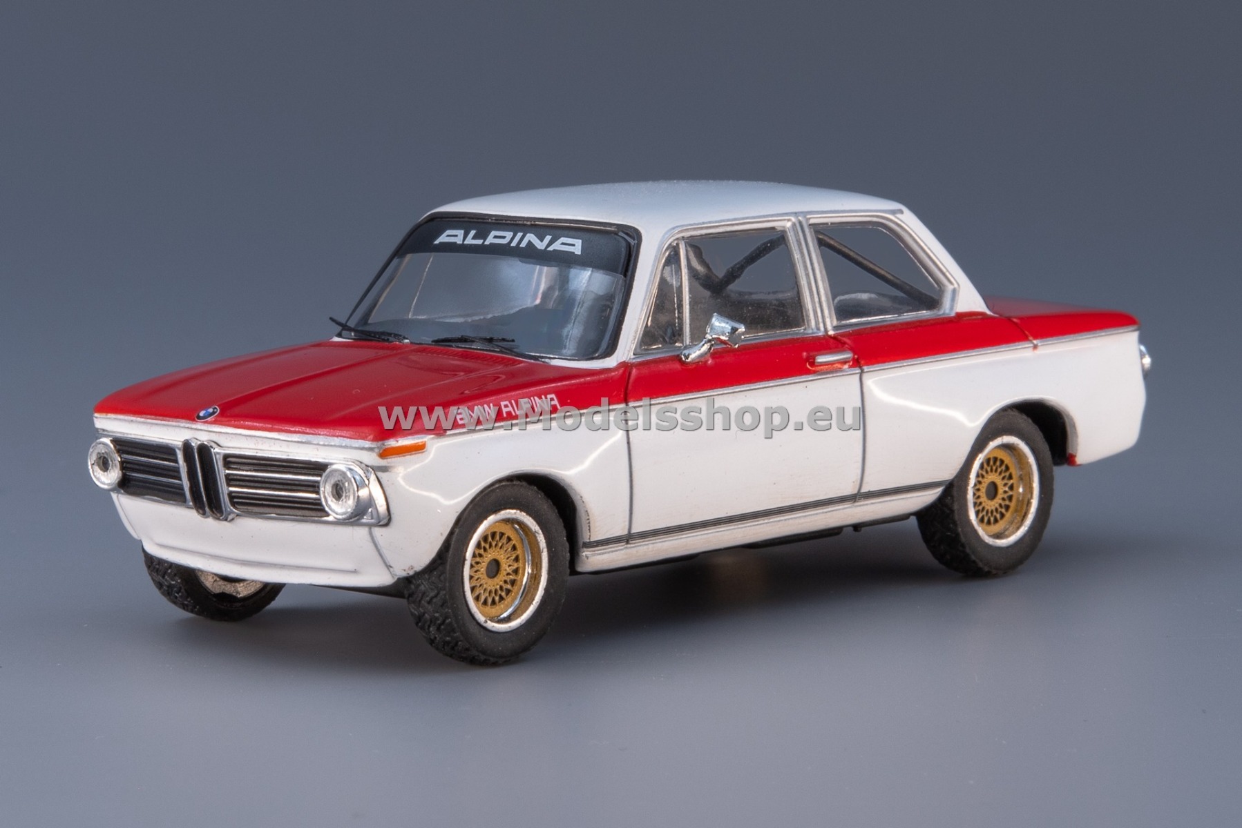IXO CLC481N.22 BMW Alpina 2002 TII, 1972 /white - red/