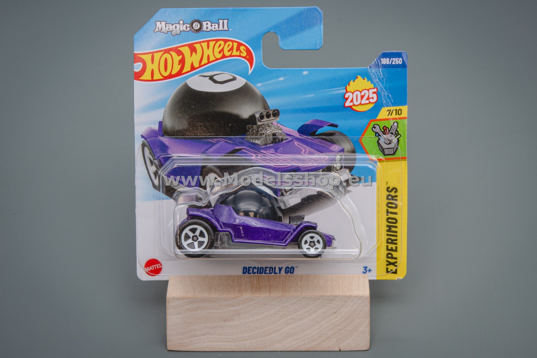 Hot Wheels Decidedly Go Experimotors – Modellauto 1:64, Lila/schwarz, Serie 7/10, Limited Edition 188/250