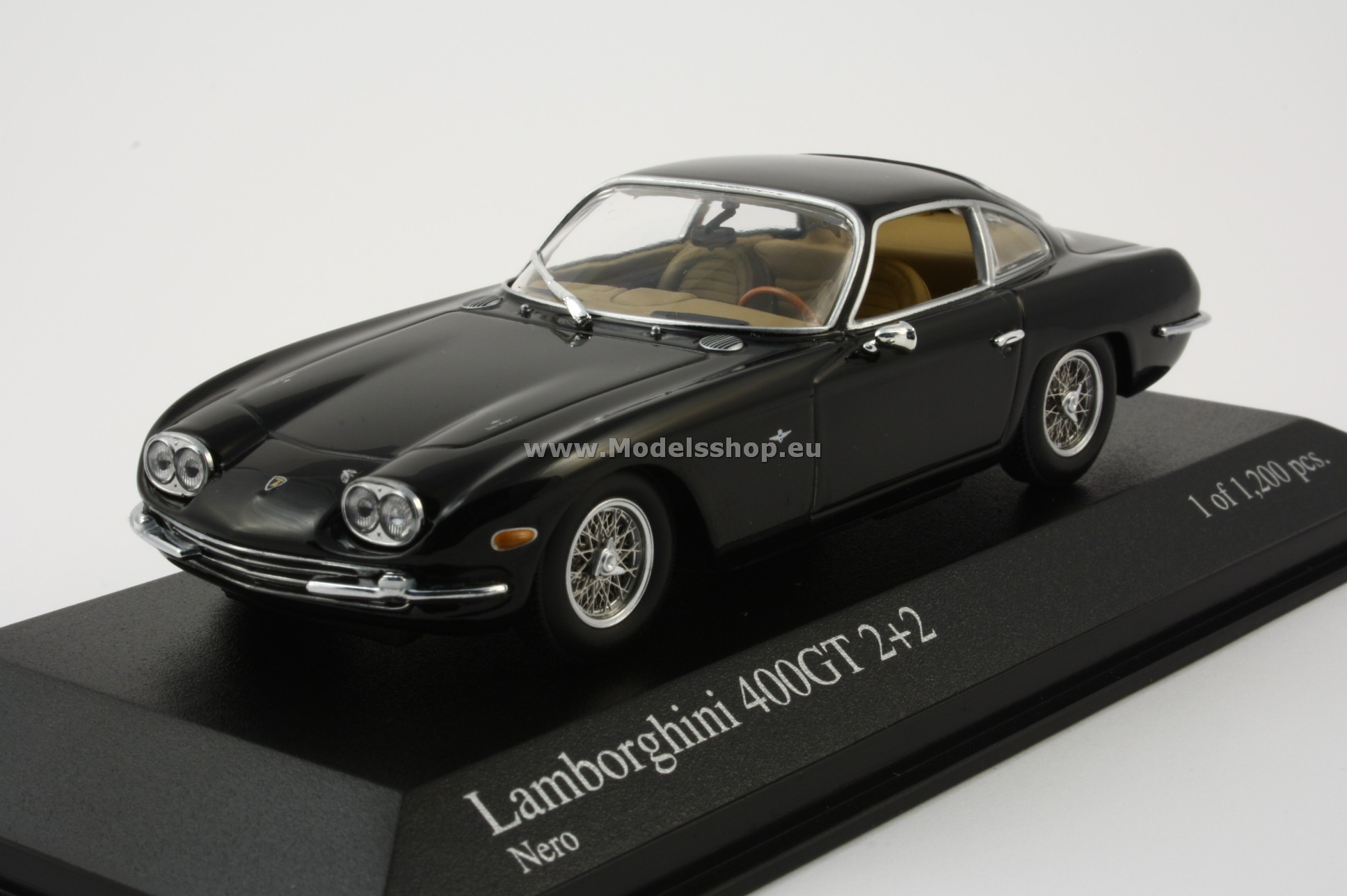 Minichamps 430103304 LAMBORGHINI 400 GT 2+2 - 1964 - BLACK