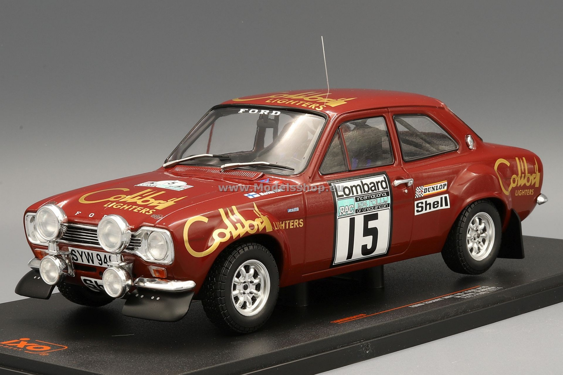 IXO 18RMC047B Ford Escort MK1 RS 1600, No.15, Colibri Lighters