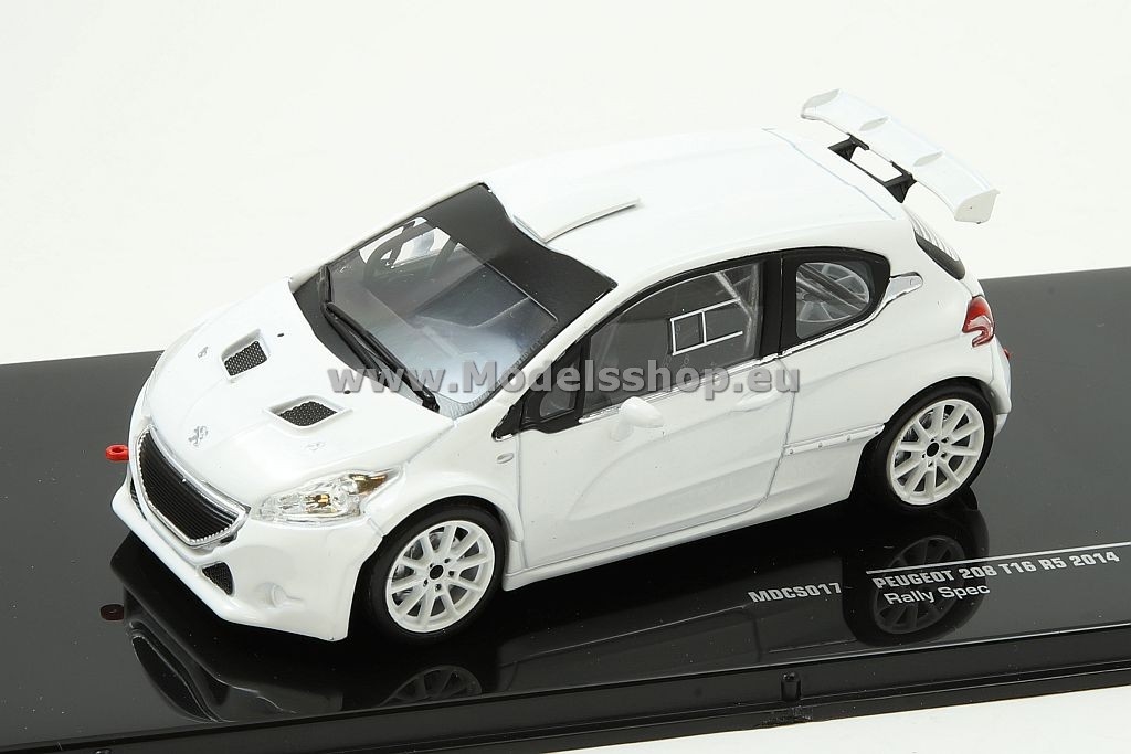 Peugeot 208 T16 R5, 2014, Plain Body Version, with 4 spare wheels