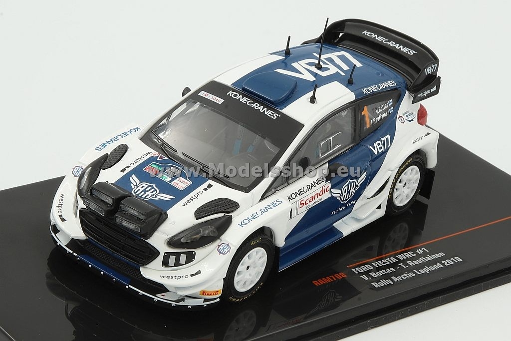 Ford Fiesta WRC, No.1, Rally Artic Lapland, with Night