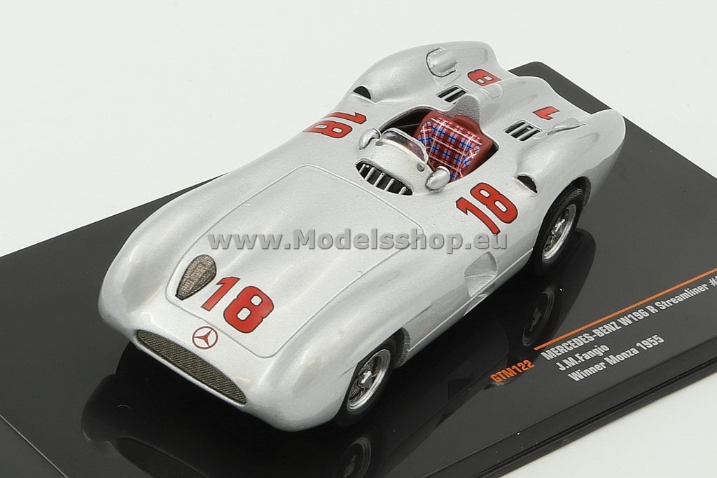 Mercedes- Benz, W196 R Stromlinie, No.18, GP Monza, 1955, J.M.Fangio