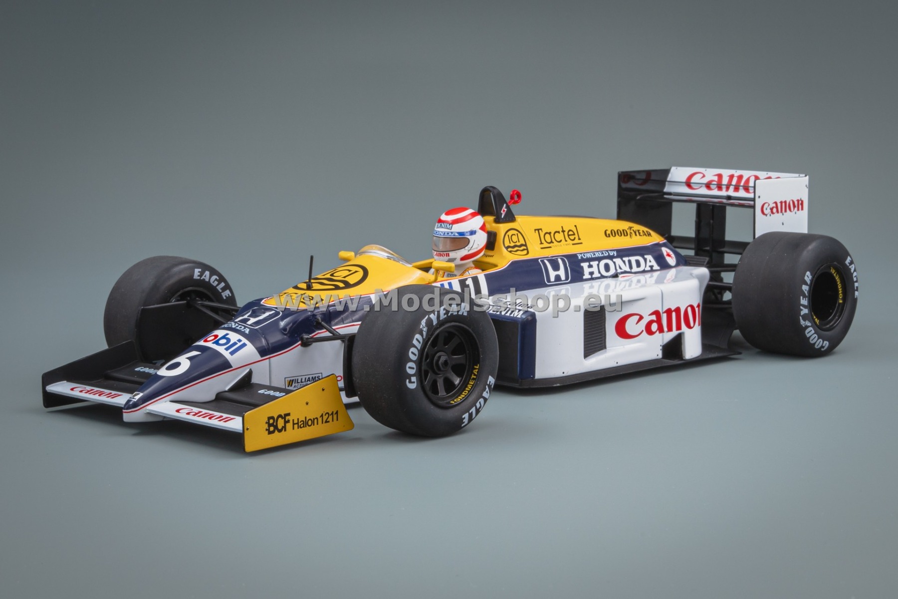 MCG18626F Williams FW11, No.6, Canon Williams Honda Team, Formel 1
