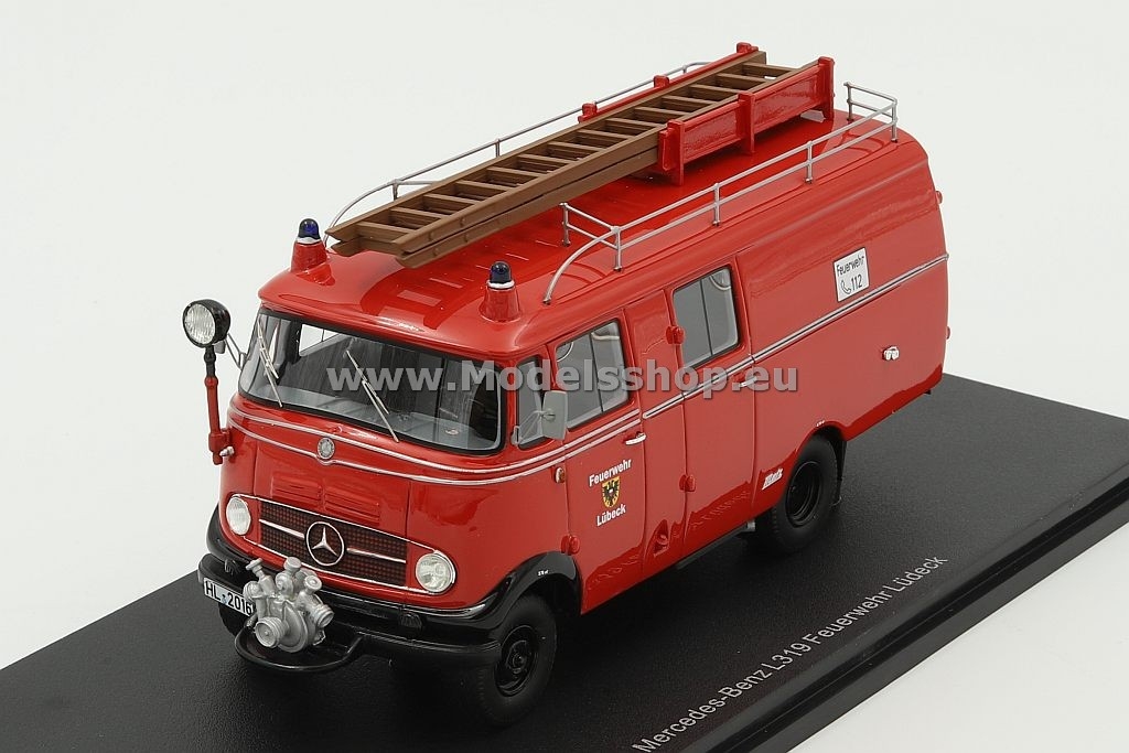 Fire engine Mercedes-Benz, L319-fire-brigade Luebeck, 1961 Fire engine Mercedes-Benz, L319-fire-brigade Luebeck, 1961