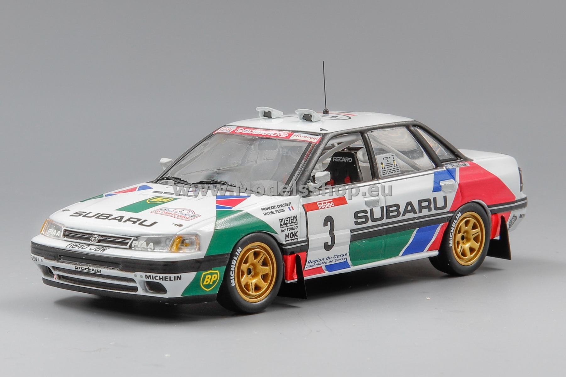 IXO RAC211 Subaru Legacy RS No. 3, Rally Tour de Corse 1991