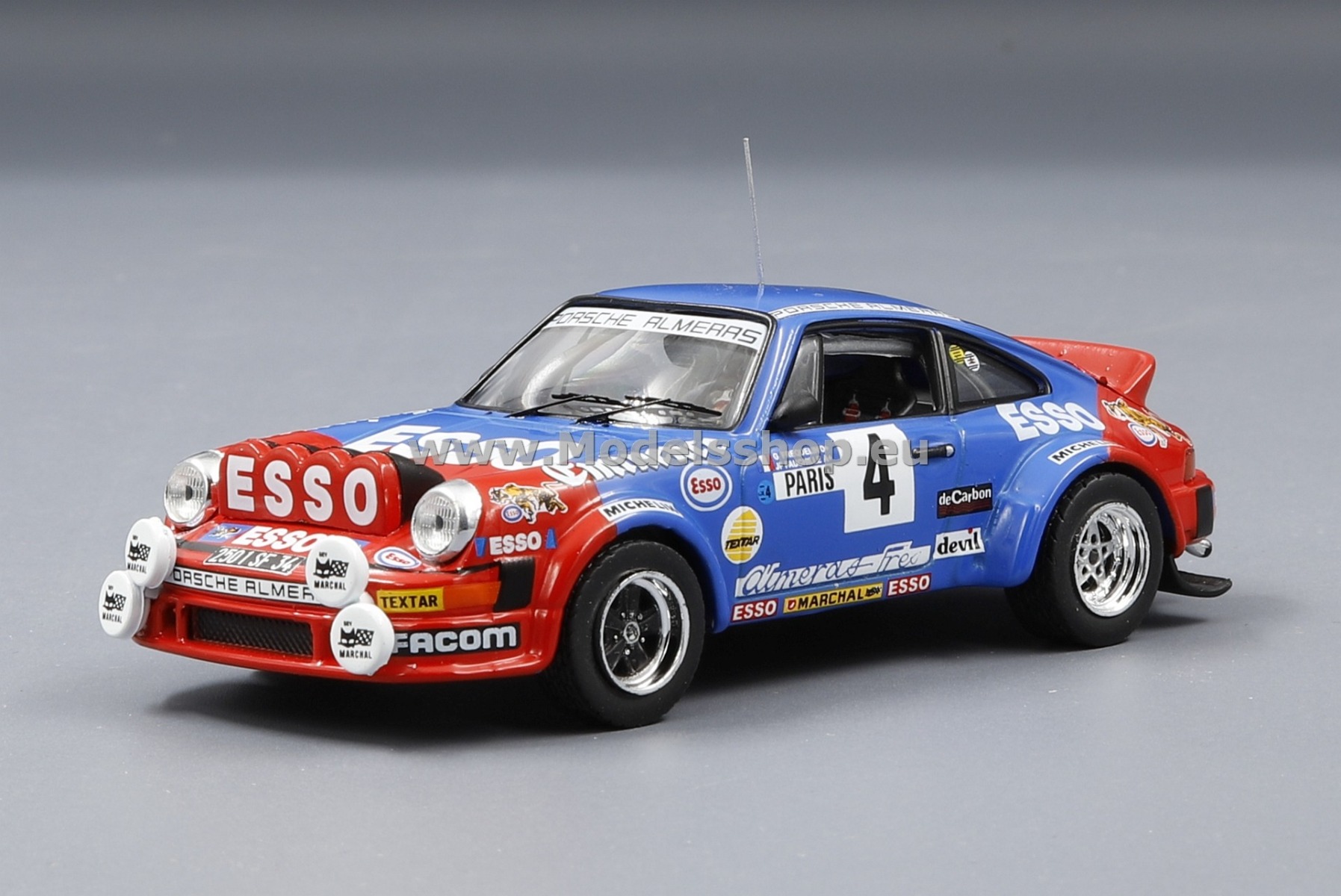 IXO RAC398B Porsche 911 SC, No.4, team Almeras Eminence