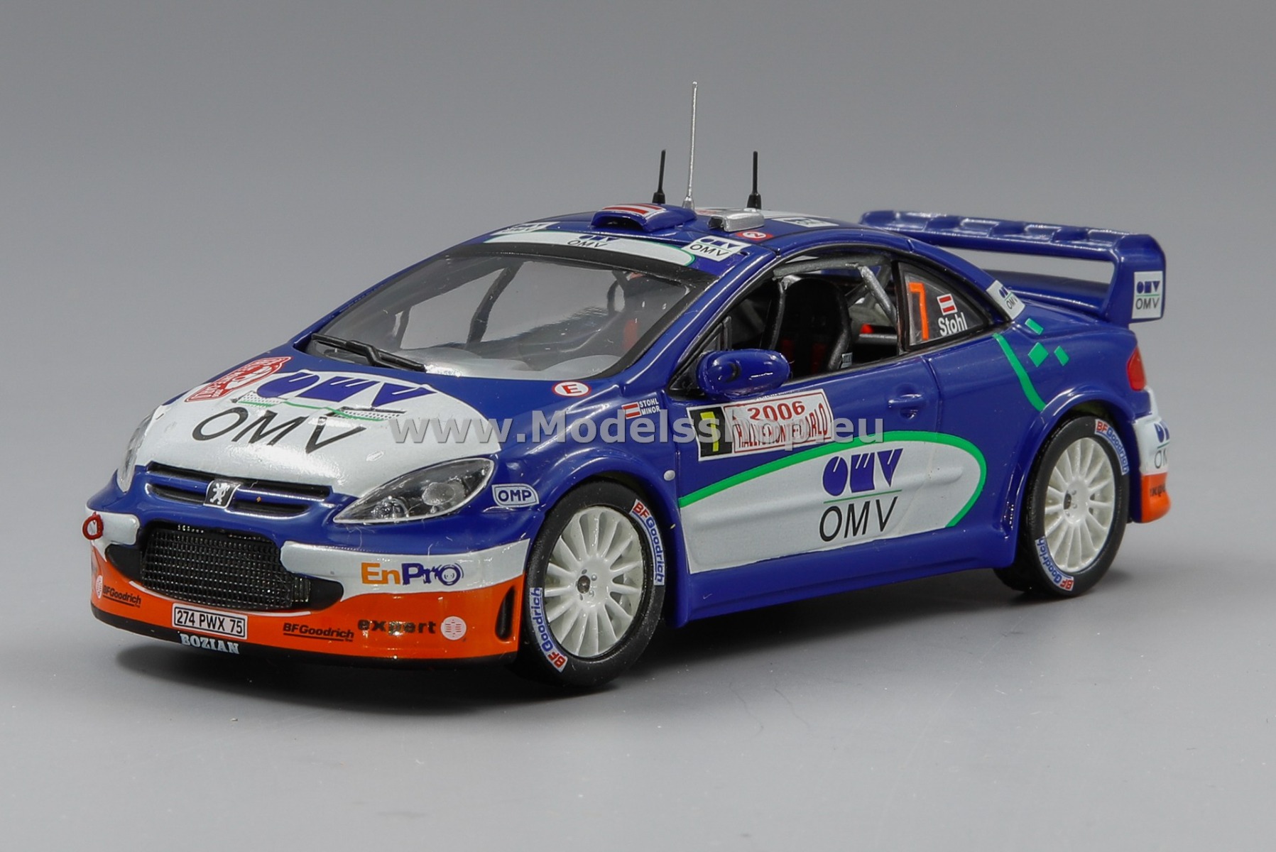 IXO RAM212 Peugeot 307 WRC No.7 Rally Monte Carlo 2006 M.Stohl/I.Minor