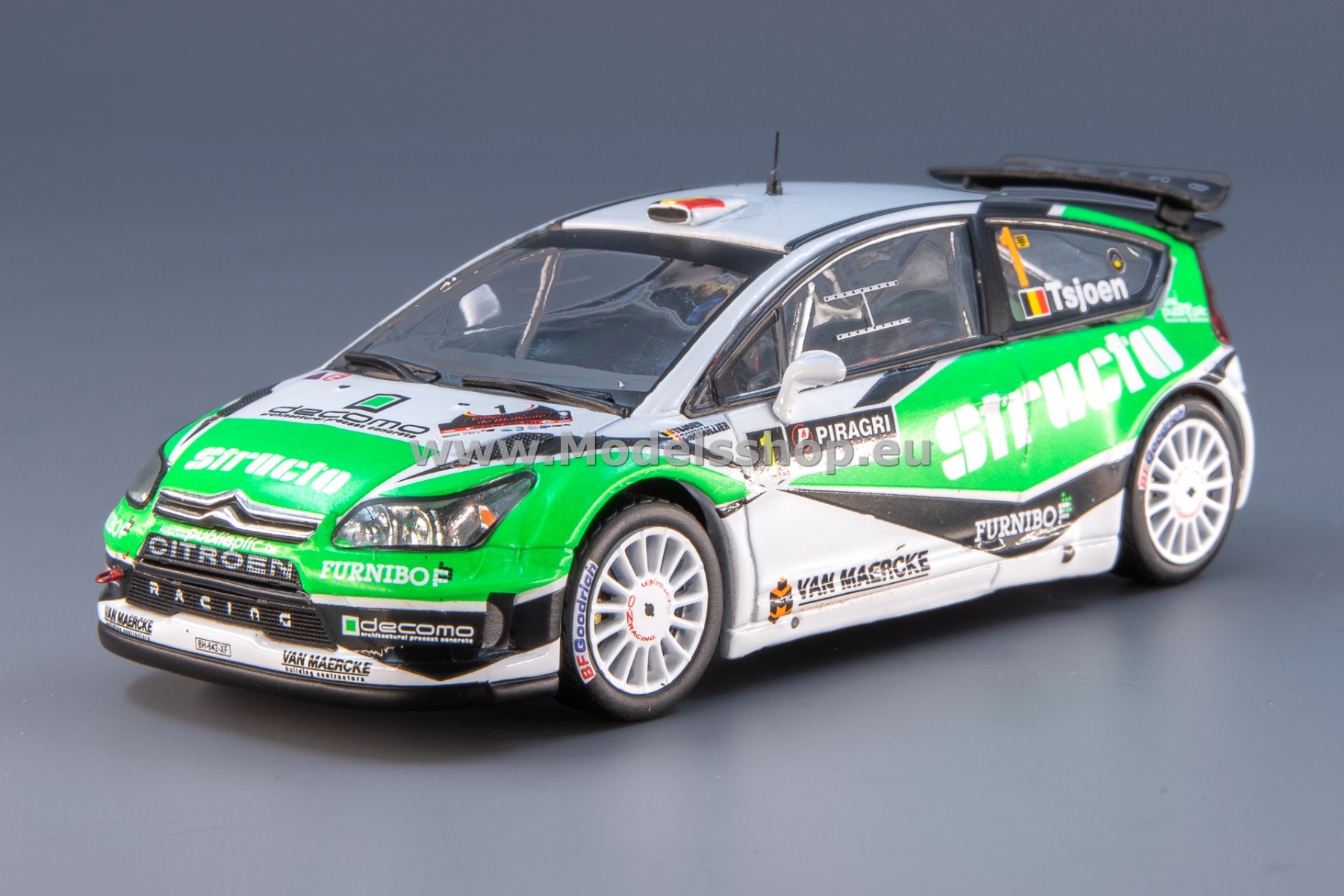IXO RAM508 Citroen C4 WRC No.1 Rally De Wallonie 2011 P. Tsjoen