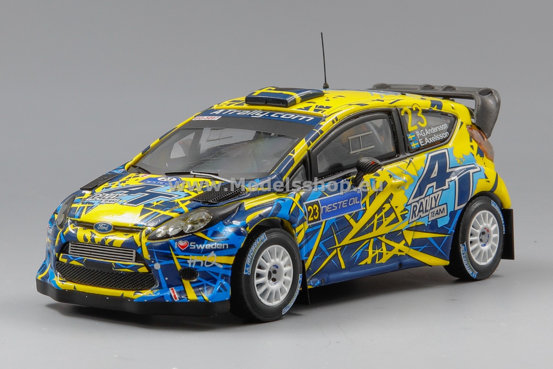 IXO RAM552 Ford Fiesta RS WRC No.23 Finnish Rally 2013, P-G