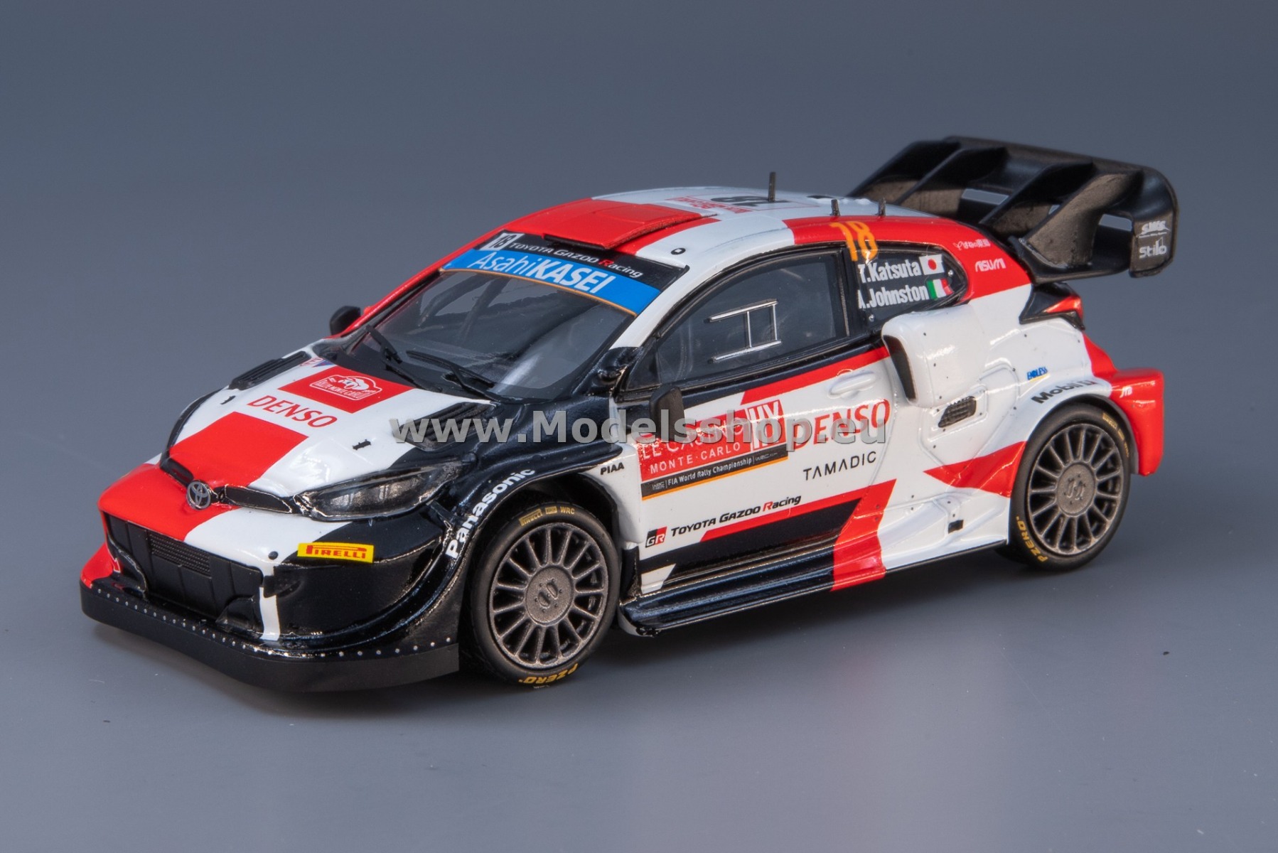 IXO RAM834.22 Toyota GR Yaris Rally1, No.18, Rally WM, Rallye