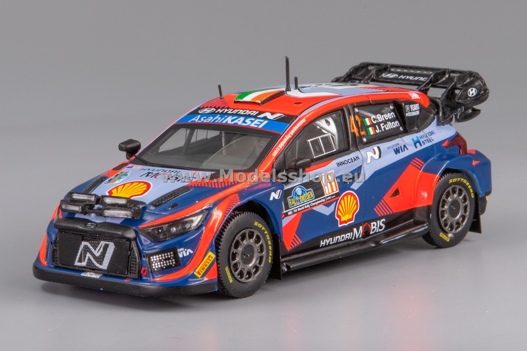 Hyundai i20 N Rally1, No.42, Rally WM, Rally Sweden 2023 C