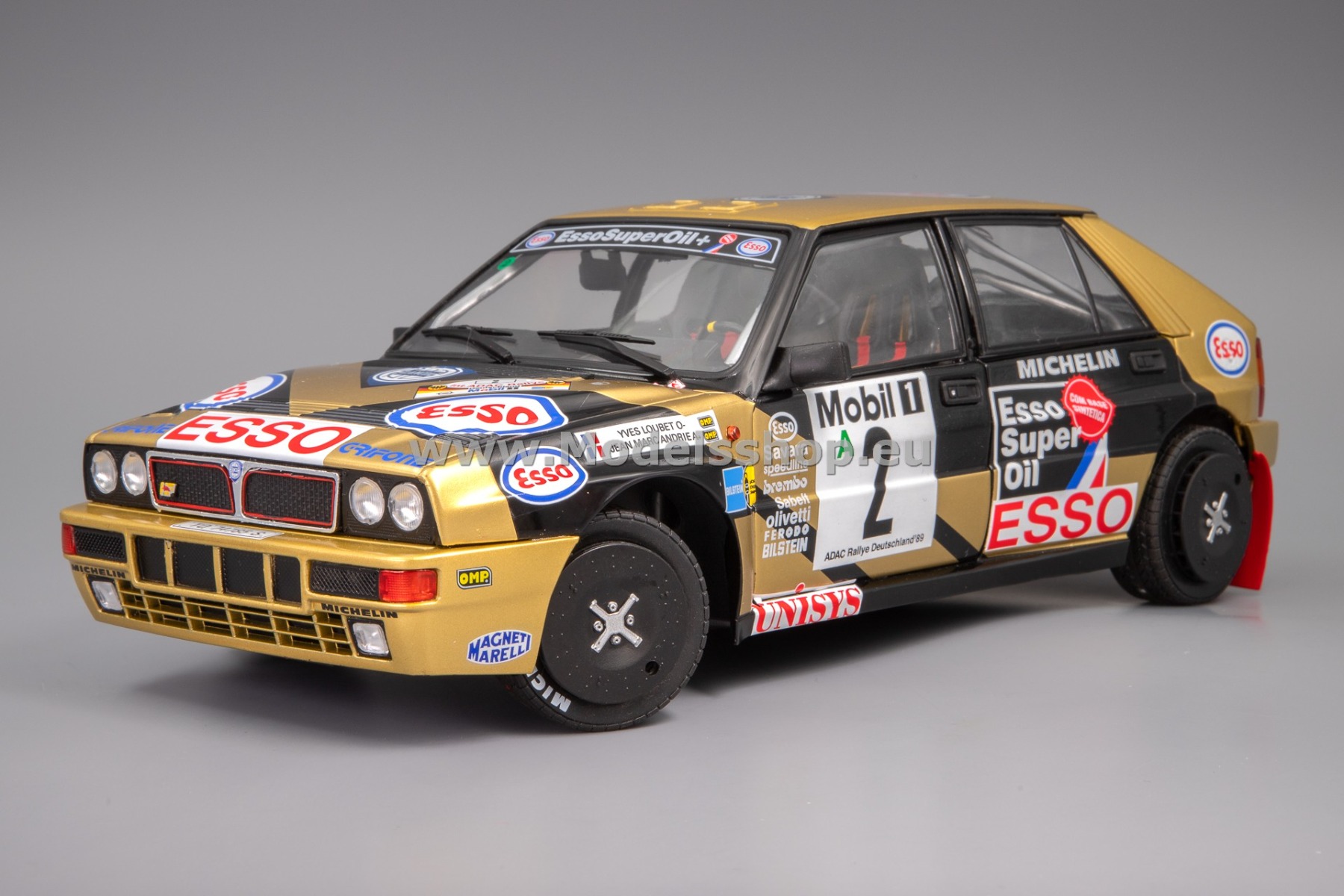 Solido S1807805 Lancia Delta HF Integrale, No.2 3rd place, Rally