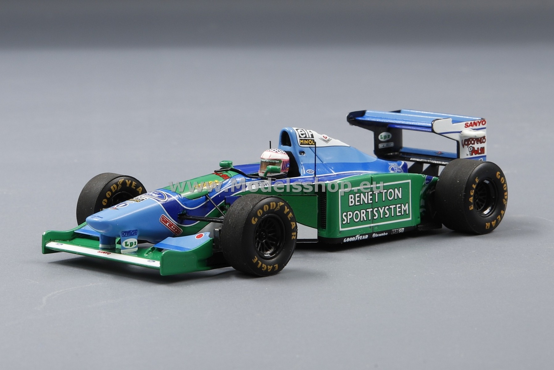 Spark S4482 Benetton B194 Formula 1, No. 6 Monaco GP 1994, J.J. Lehto