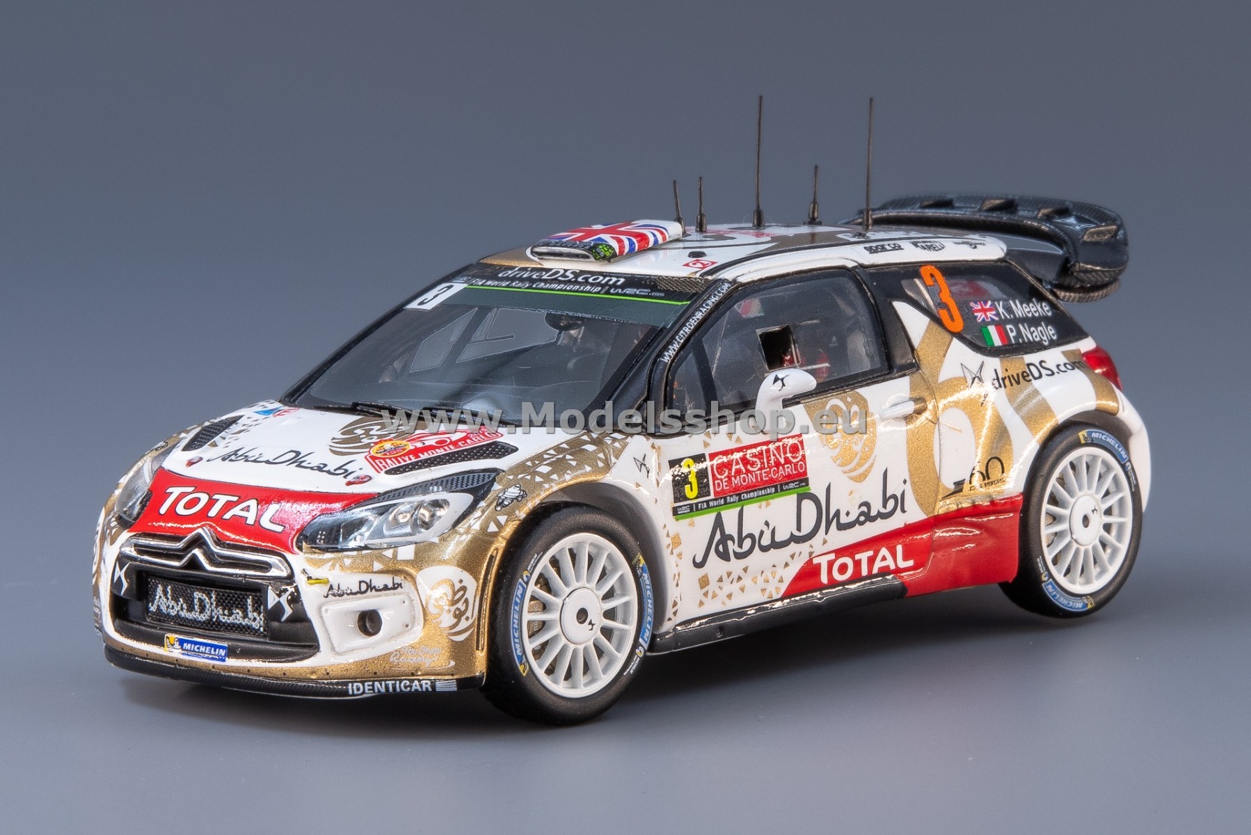 spark spark 1/43 ☆ シトロエン DS3 WRC #3 モンテカルロラリー spark spark 1/43 ☆ シトロエン DS3 WRC #3 モンテカルロラリー