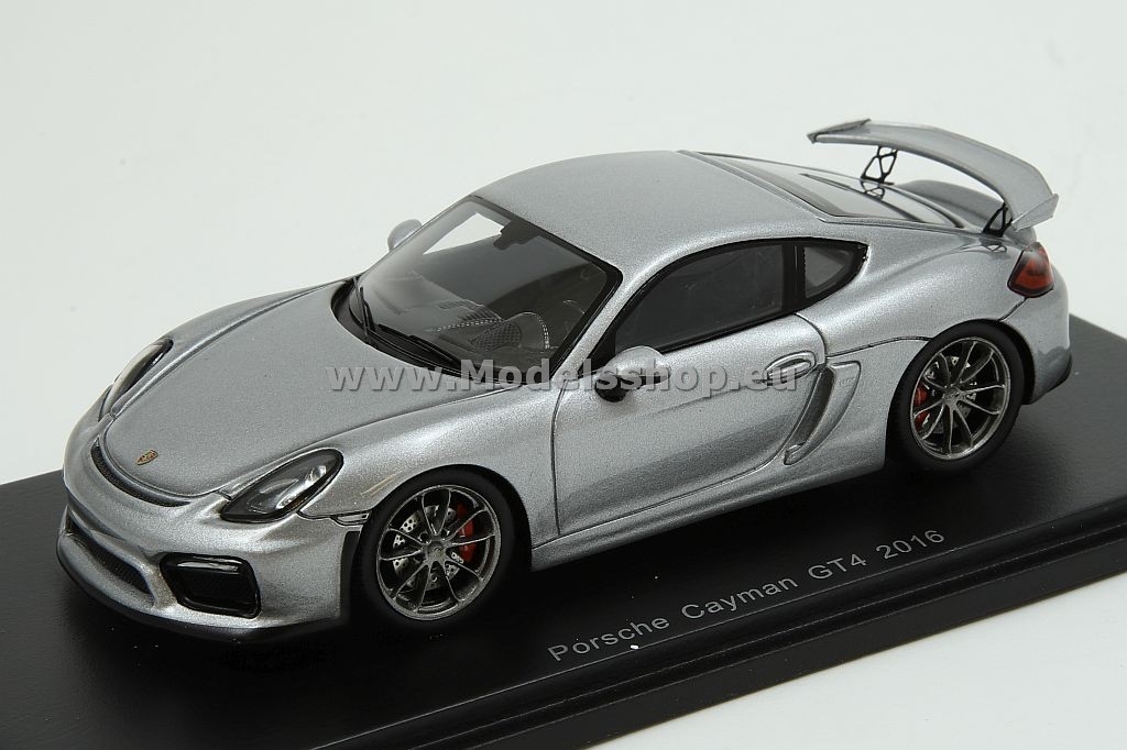 Spark S4941 Porsche Cayman GT4 /Silver/