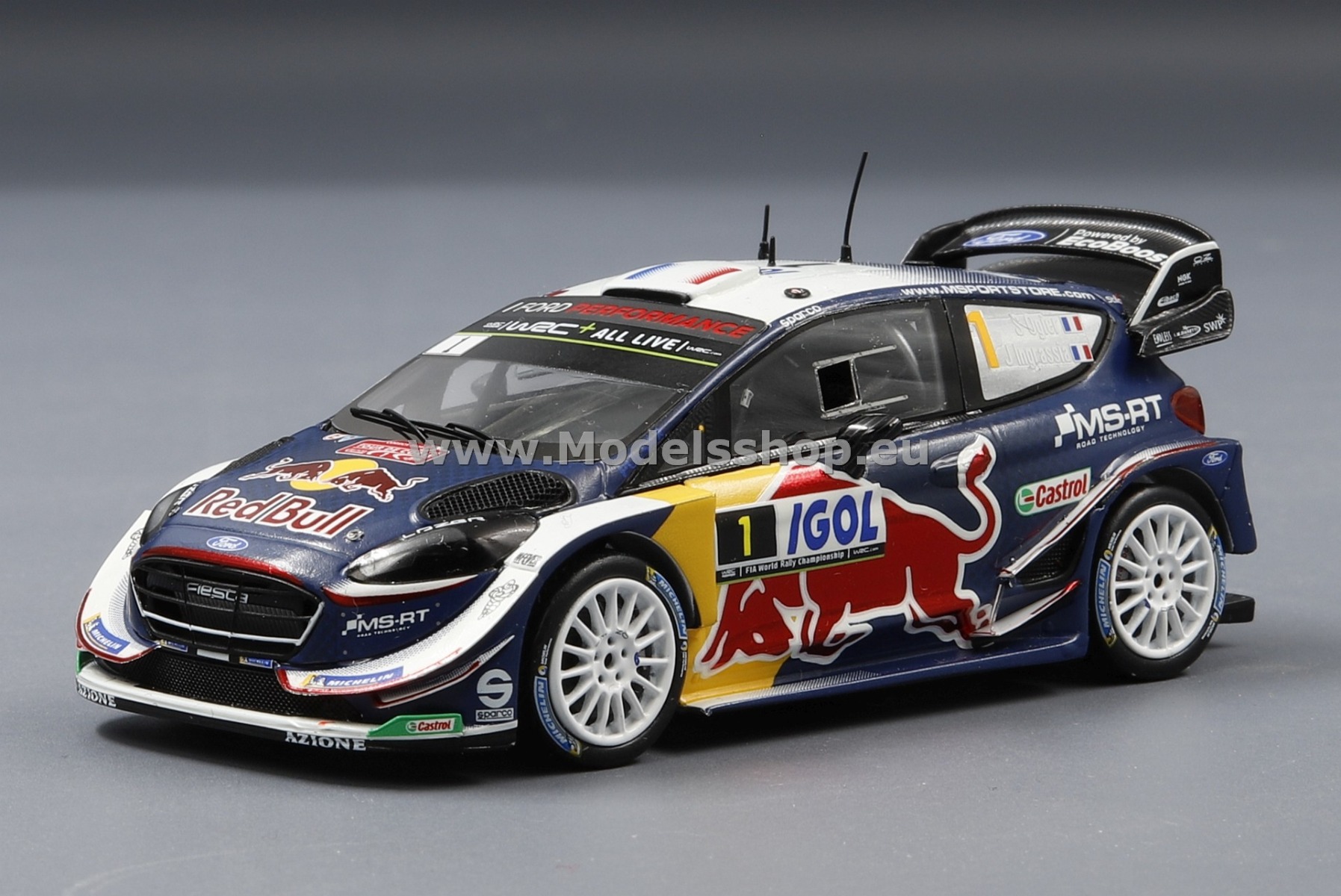 Spark S5970 Ford Fiesta WRC M-SPORT Ford WRT No.1 Winner Spark S5970 Ford Fiesta WRC M-SPORT Ford WRT No.1 Winner