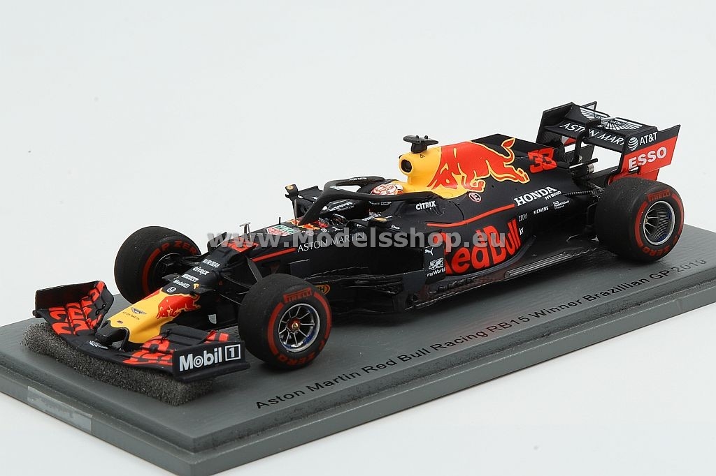 ミニカー Aston Martin Red Bull Racing RB15 Bburago 1:43 Red Bull Racing RB15 #33 Max Verstappen Aston