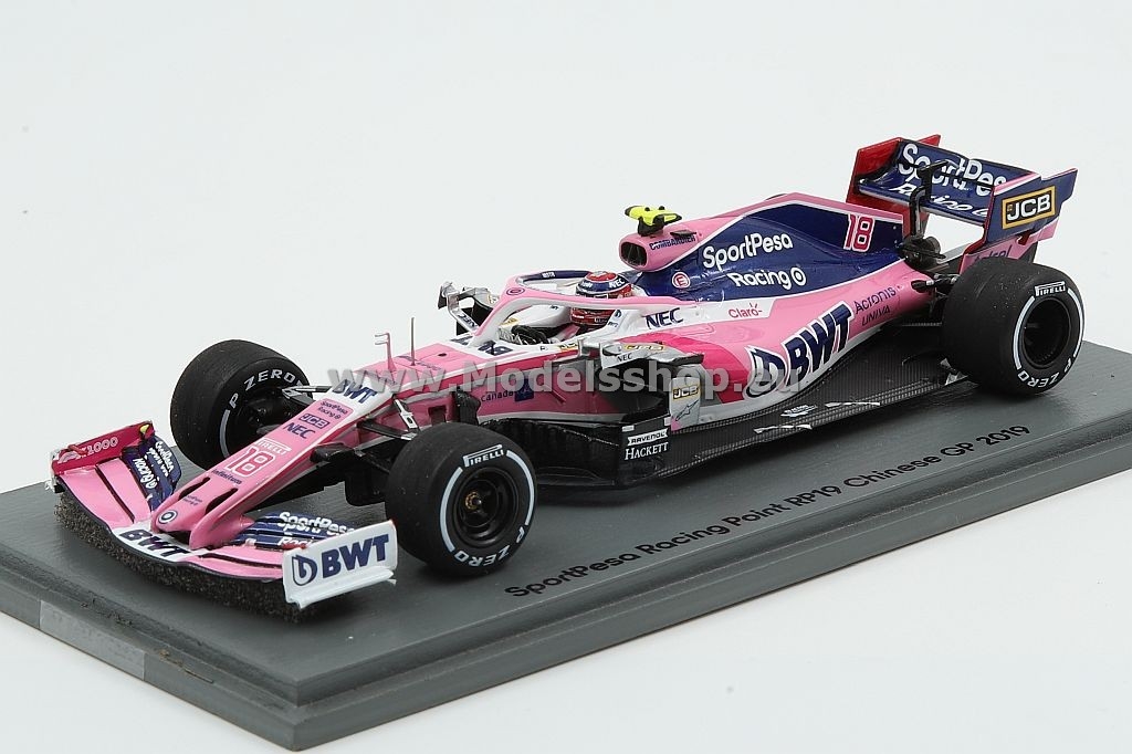 SportPesa Racing Point F1 Team No.18 Chinese GP 2019 Racing
