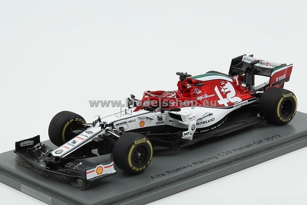 Alfa Romeo Racing Sauber F1 Team No.7 Italian GP 2019Alfa