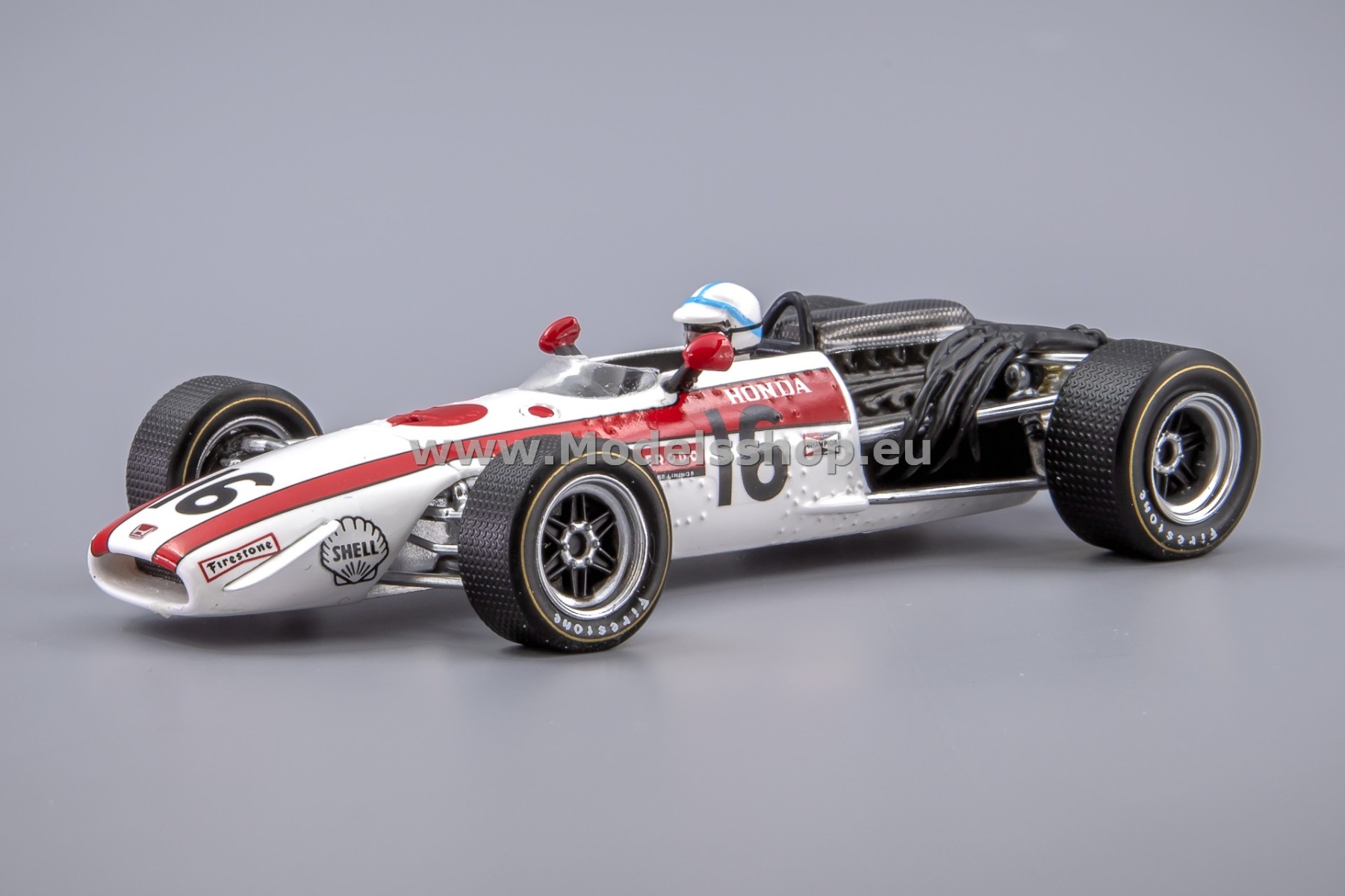 Spark S6224 Honda RA301, No.16, Formula, 2nd French GP 1968, John