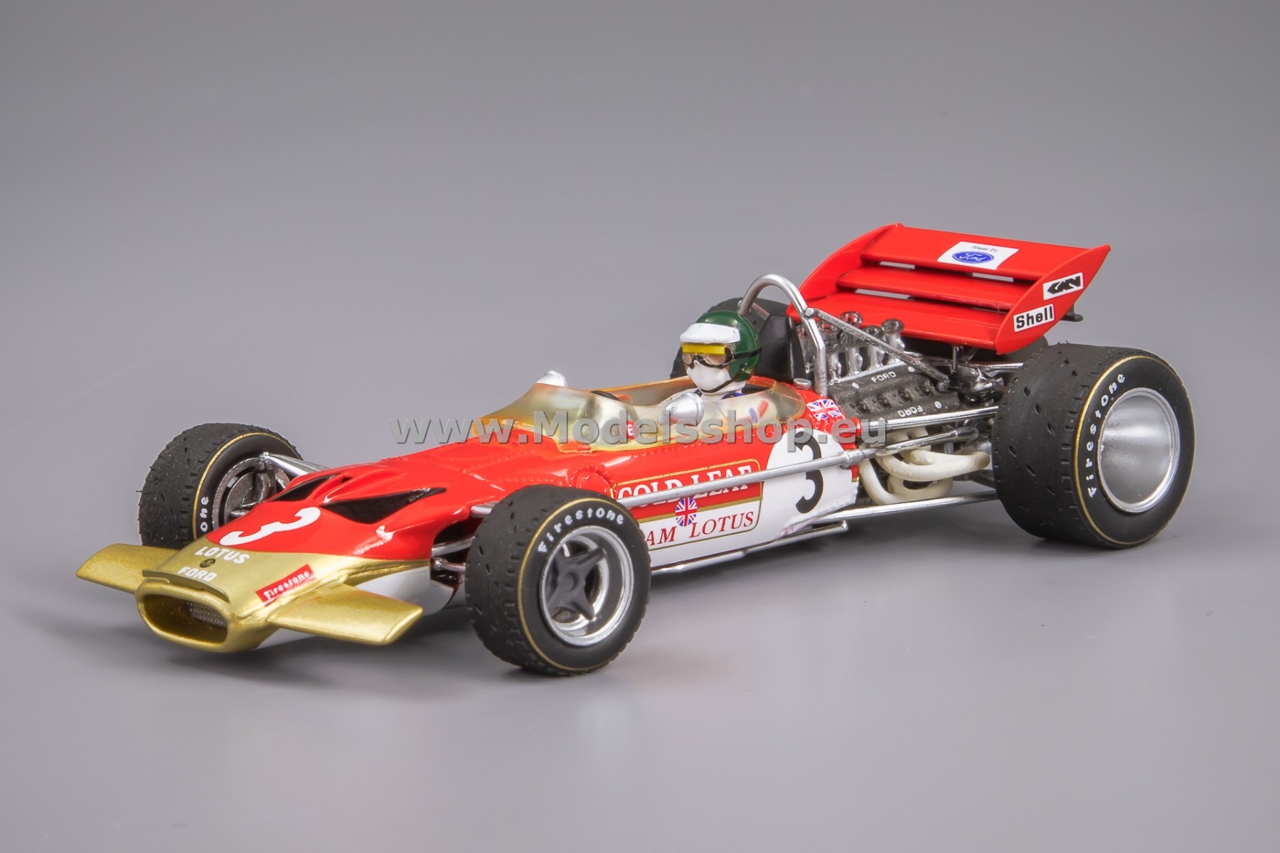 Spark 1:43 Graham Hill Lotus 49C #1 5th Monaco GP Formula 1