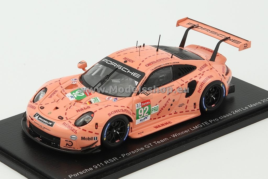Porsche 911 RSR No.92 Porsche GT Team Winner LMGTE Pro class Porsche 911 RSR No.92 Porsche GT Team Winner LMGTE Pro class