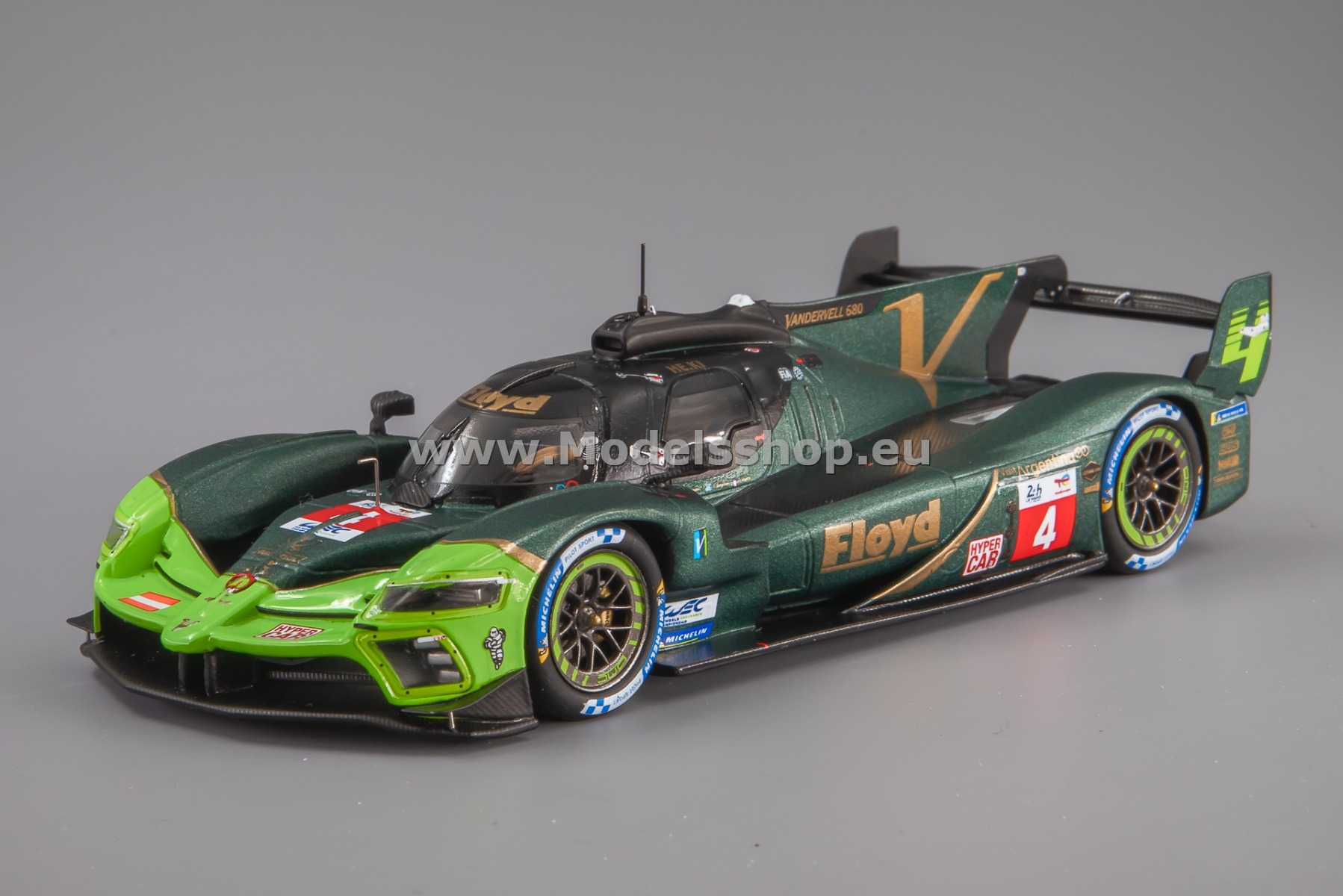 Spark S8722 Vanwall Vandervell 680, No.4, FLOYD VANWALL RACING TEAM, 24H Le Mans 2023, T. Dillmann - E. Guerrieri - T. Vautier Spark S8722 Vanwall Vandervell 680, No.4, FLOYD VANWALL RACING TEAM, 24H Le Mans 2023, T. Dillmann - E. Guerrieri - T. Vautier