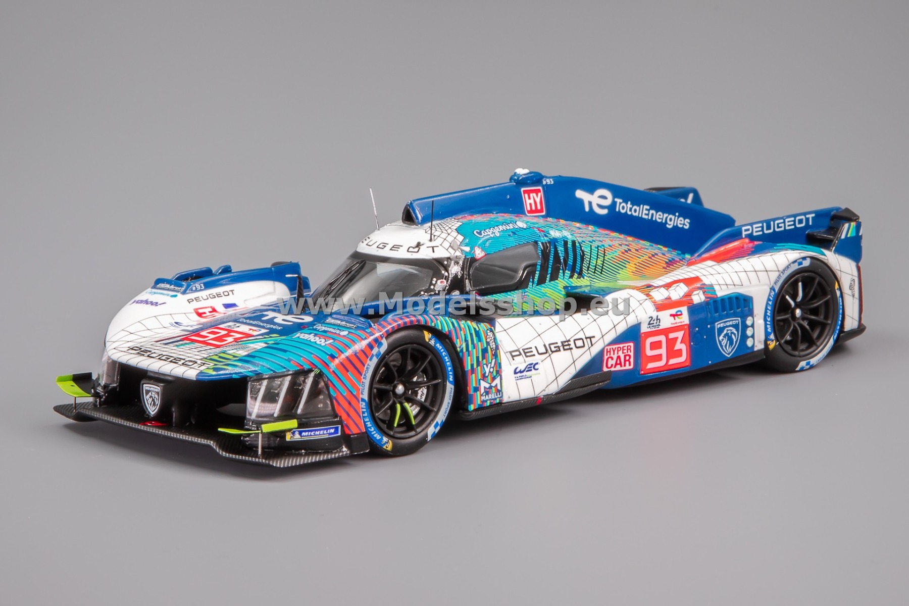 Spark S8729 Peugeot 9X8 X6H, No.93 Team Peugeot Total, 8th Spark S8729 Peugeot 9X8 X6H, No.93 Team Peugeot Total, 8th